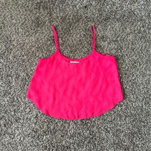 Double layer mid length flowy top